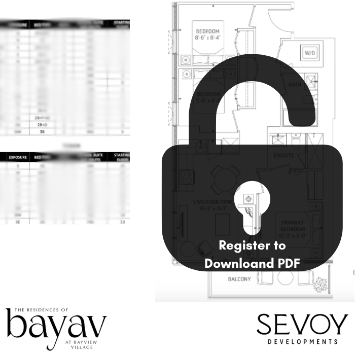 floor plans and price list of bayav condos